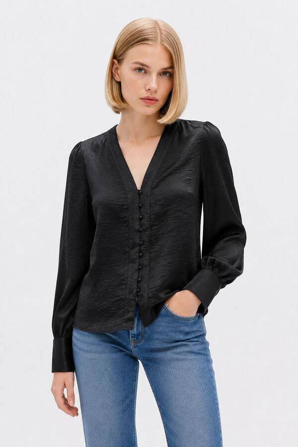 CAMISA SENIA NEGRO image number null