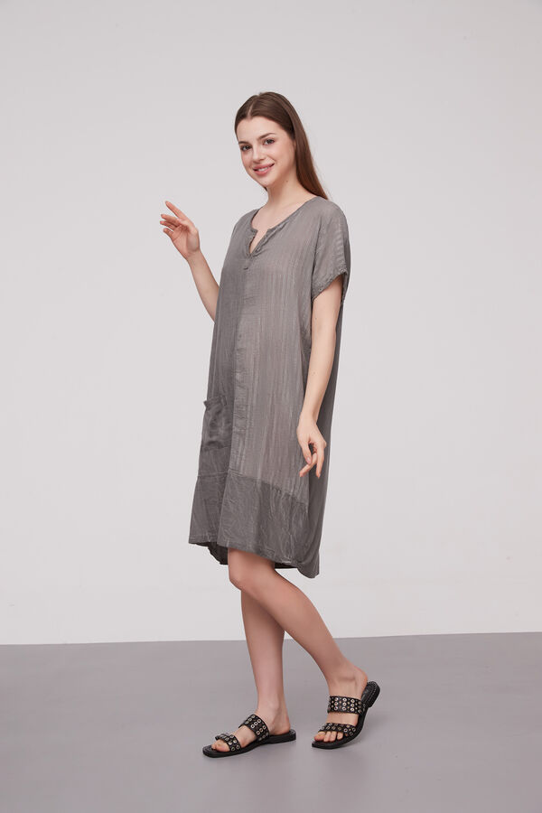 TUNICA SERRAT GRIS TOPO image number null