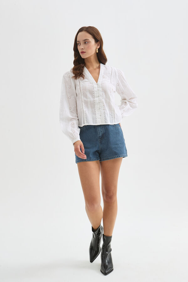 CAMISA GALE 70607 BLANCO image number null