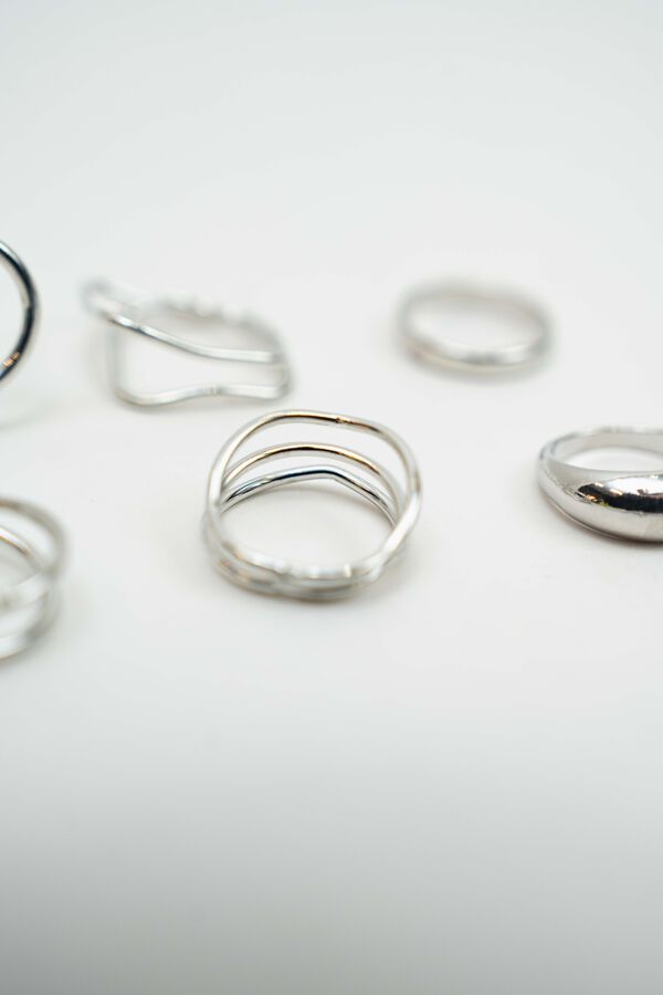 Anillo Ani PLATEADO image number null