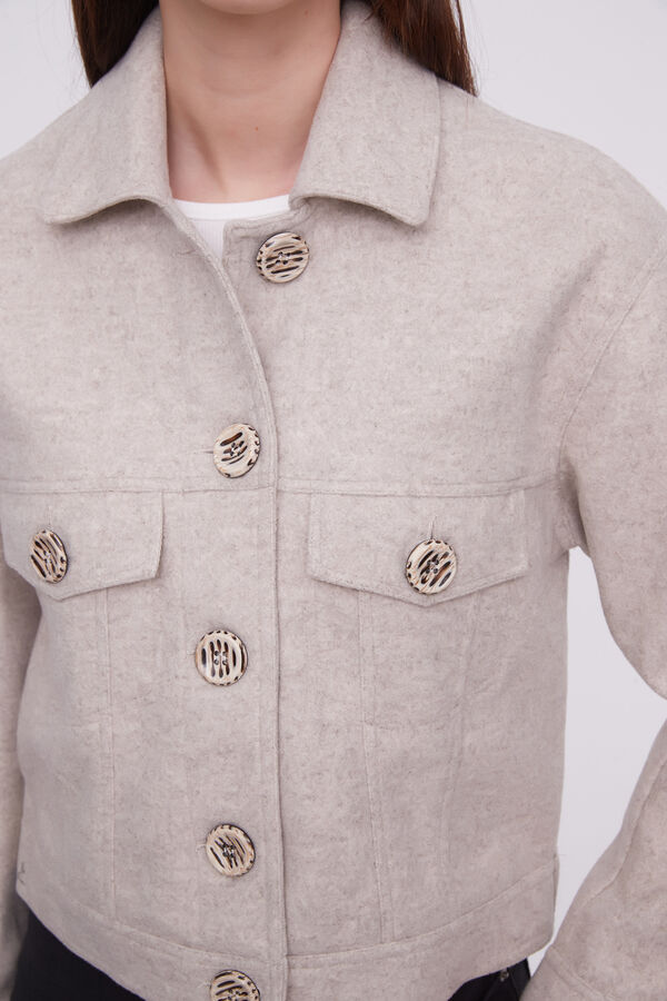 CHAQUETA LOPINO ARENA MELANGE