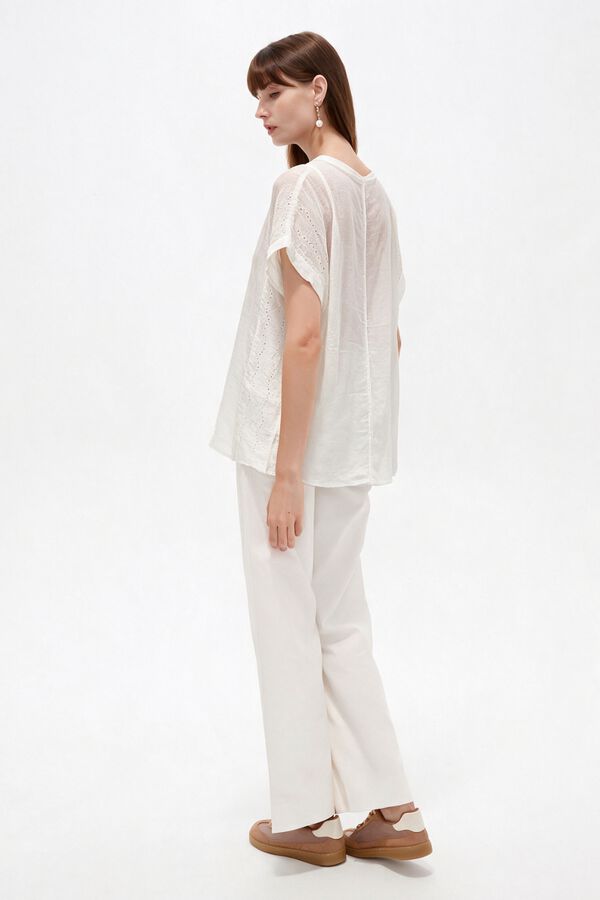 BLUSA YUIO 70809 MARFIL  / OFF WHITE image number null