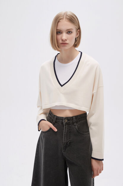 SWEATER LINY CRUDO / NATURAL image number null