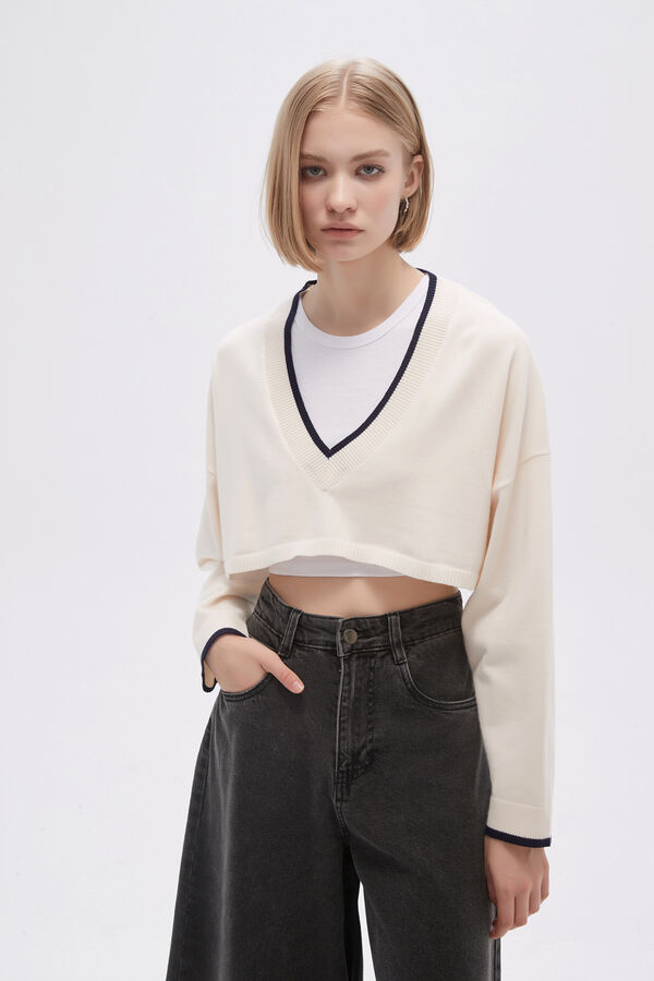 SWEATER LINY CRUDO / NATURAL image number null