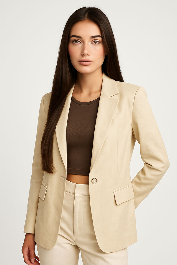 BLAZER LESSAL CRUDO / NATURAL