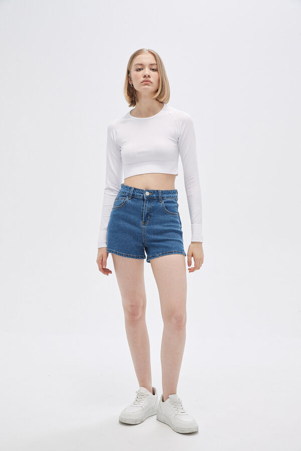 SHORT BASICILATA AZUL image number null