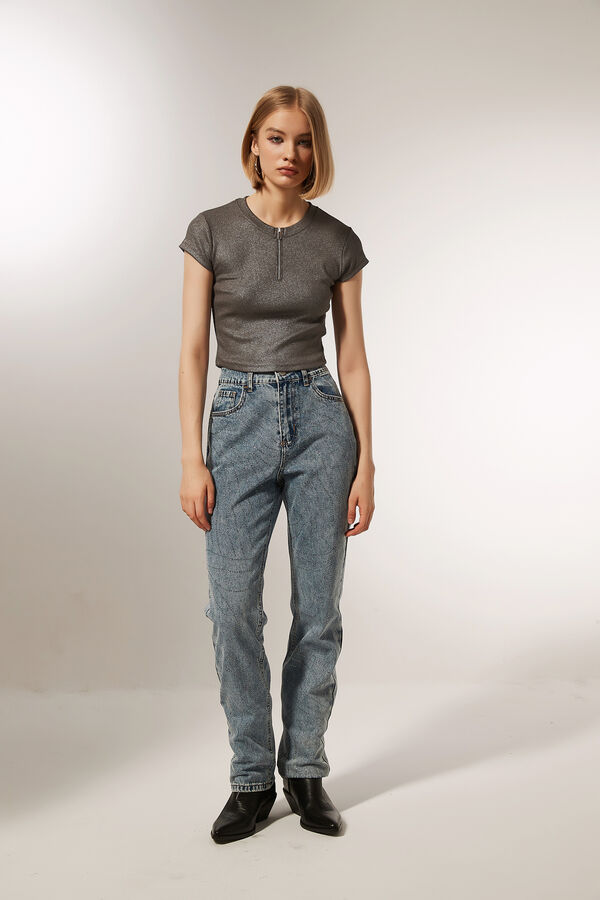 PANTALON GERA AZUL GRISACEO image number null