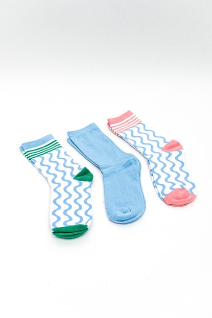 Medias Crew Gluck, Pack x 2 COLOR UNICO image number null
