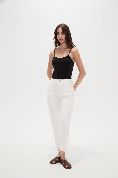 PANTALON VILEHADA 70809 MARFIL  / OFF WHITE image number null