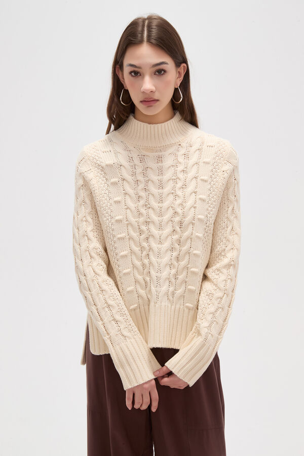 POLERA SILVEYRA CRUDO / NATURAL image number null