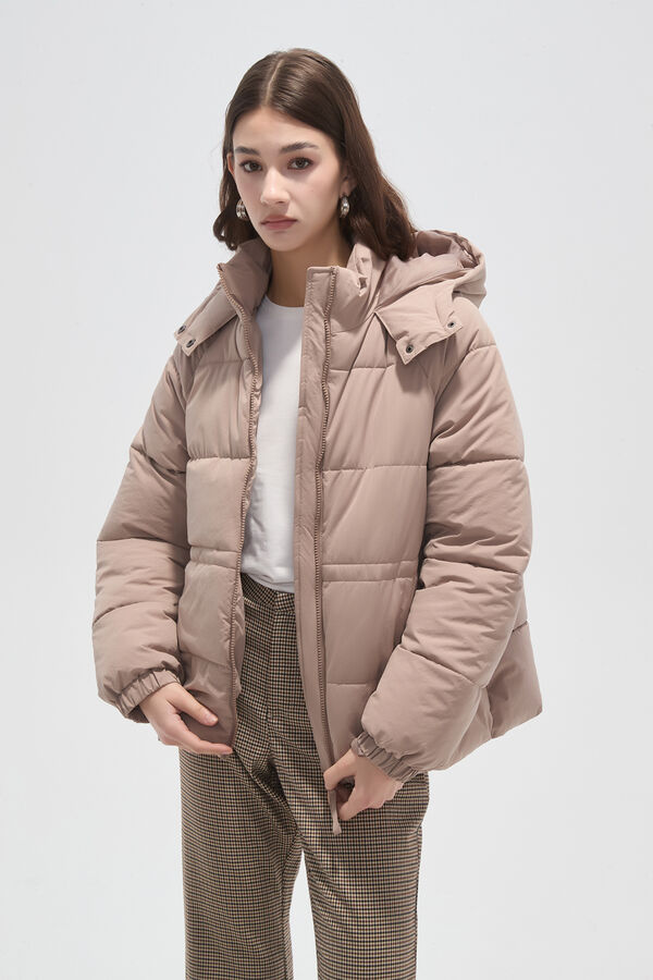 CAMPERA CALDA TAUPE CLARO image number null
