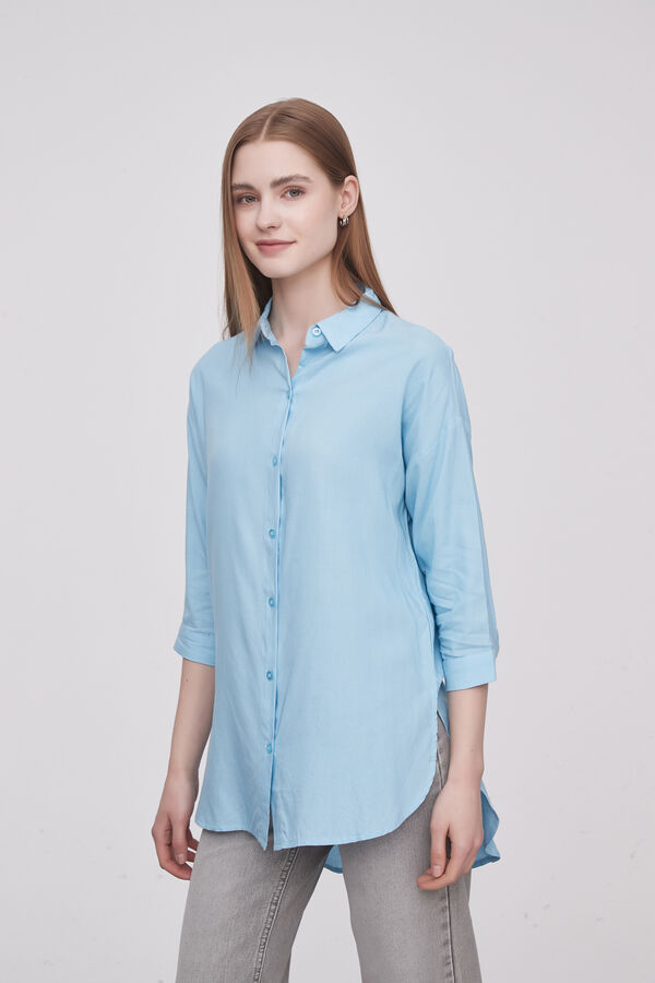 CAMISA DUTTS CELESTE image number null