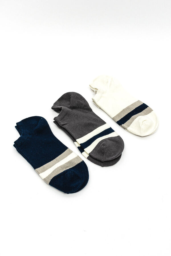 Medias Ankle Ucci, Pack x 3 COLOR UNICO image number null