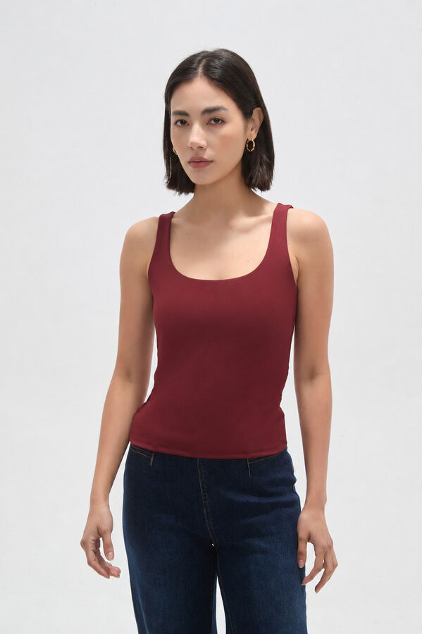 MUSCULOSA MINTAS BORDEAUX image number null