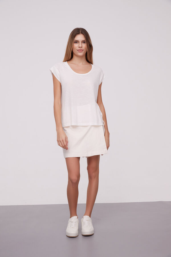 REMERA AILANA MARFIL / OFF WHITE