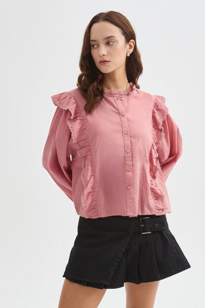 CAMISA TARELI 70607 ROSA OSCURO image number null