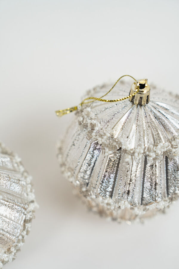 Colgante Esferas Acanaladas, 3un. COLOR UNICO image number null