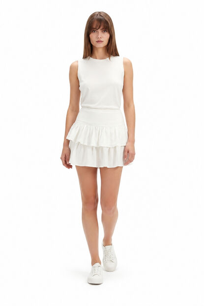 FALDA TUARIA 70809 MARFIL  / OFF WHITE image number null