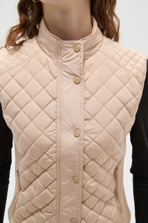CHALECO POZZI BEIGE image number null