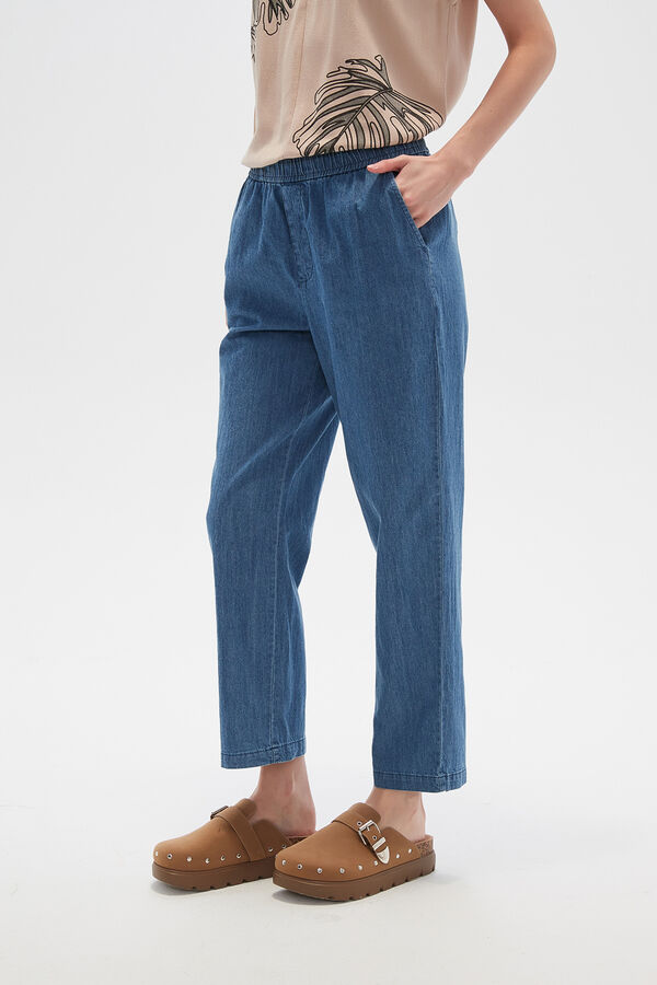 PANTALON LIRU AZUL MEDIO image number null