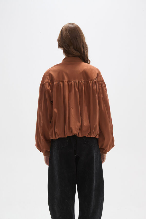 CHAQUETA ILYROS CARAMELO image number null