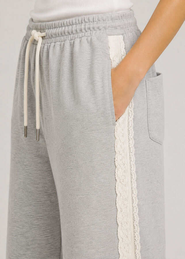 PANTALON DEPORTIVO ERYTH GRIS MELANGE image number null