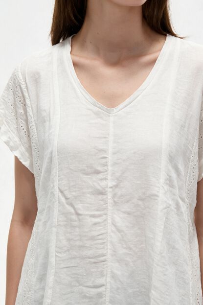 BLUSA YUIO 70809 MARFIL  / OFF WHITE image number null