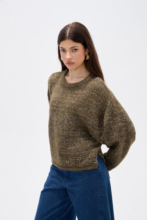 SWEATER RAMIN VERDE OLIVA OSCURO image number null