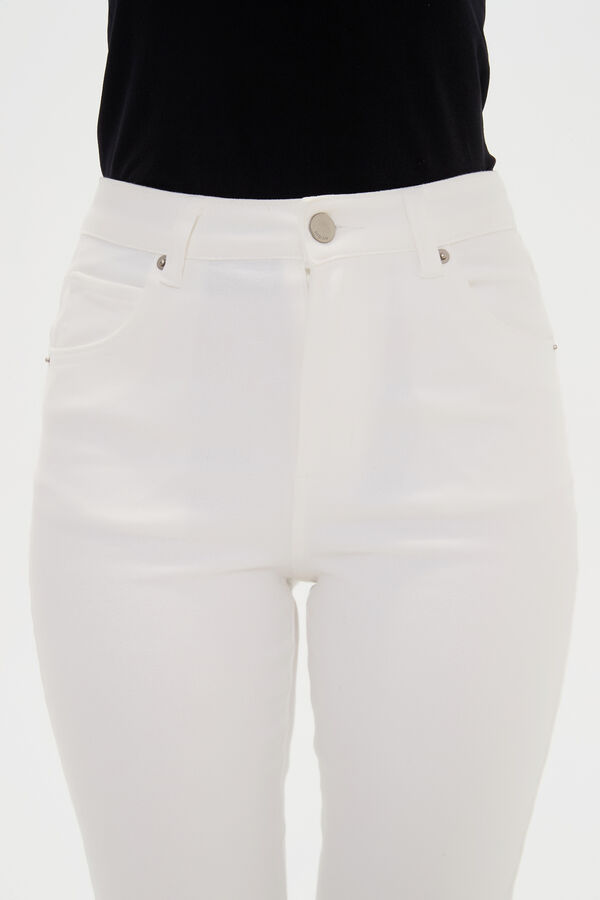 PANTALON VILEHADA 70809 MARFIL  / OFF WHITE image number null