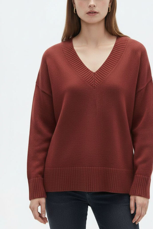 SWEATER SICHA BORDEAUX image number null