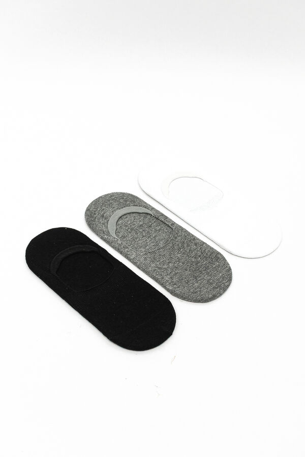 Medias Invisible Avolov, Pack x 3 COLOR UNICO image number null