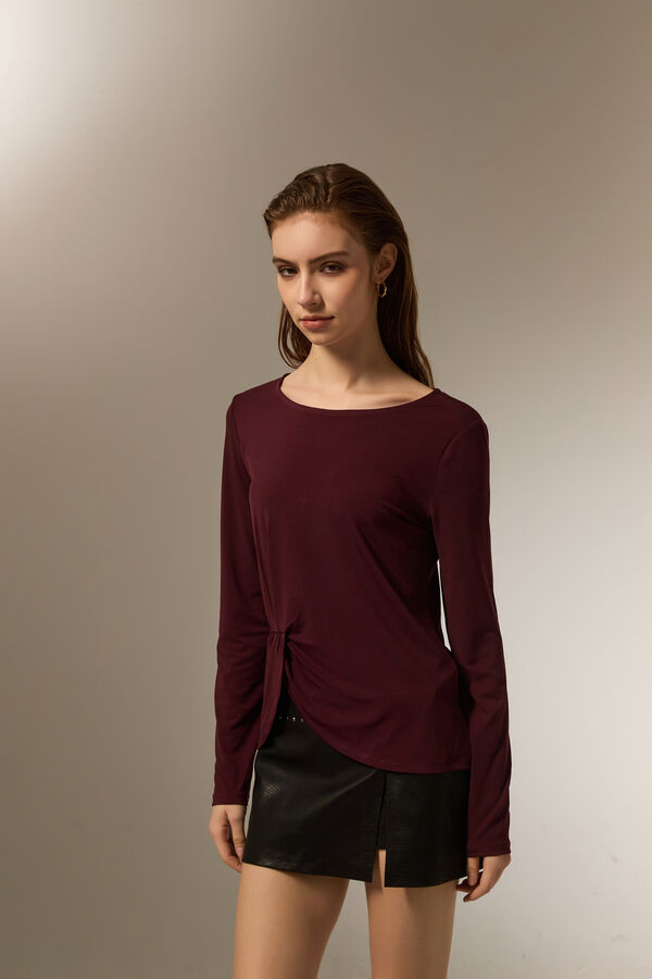 REMERA GADER CEREZA OSCURO image number null
