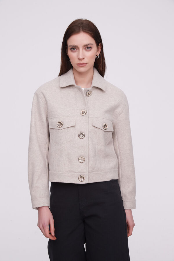 CHAQUETA LOPINO ARENA MELANGE