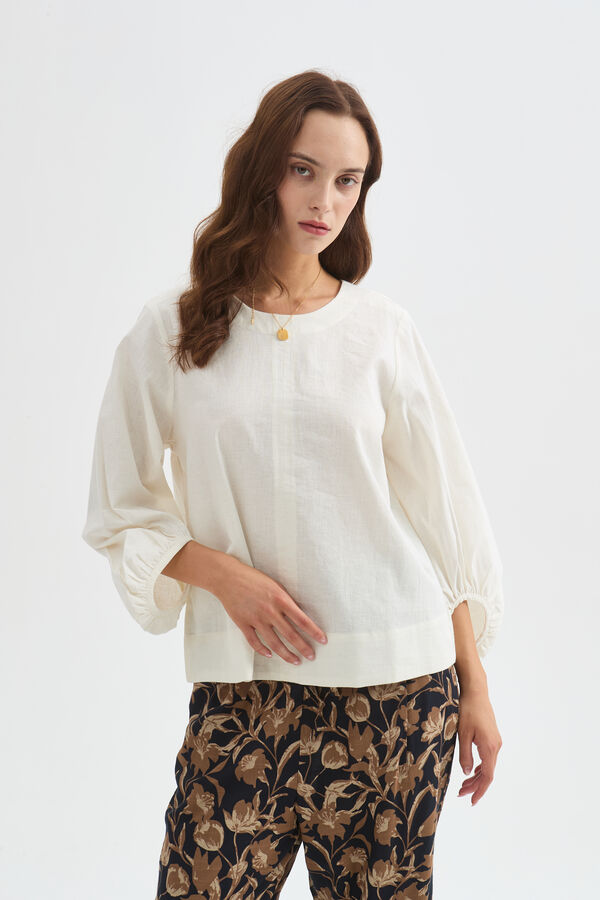BLUSA RAISA 70607 ARENA MELANGE image number null