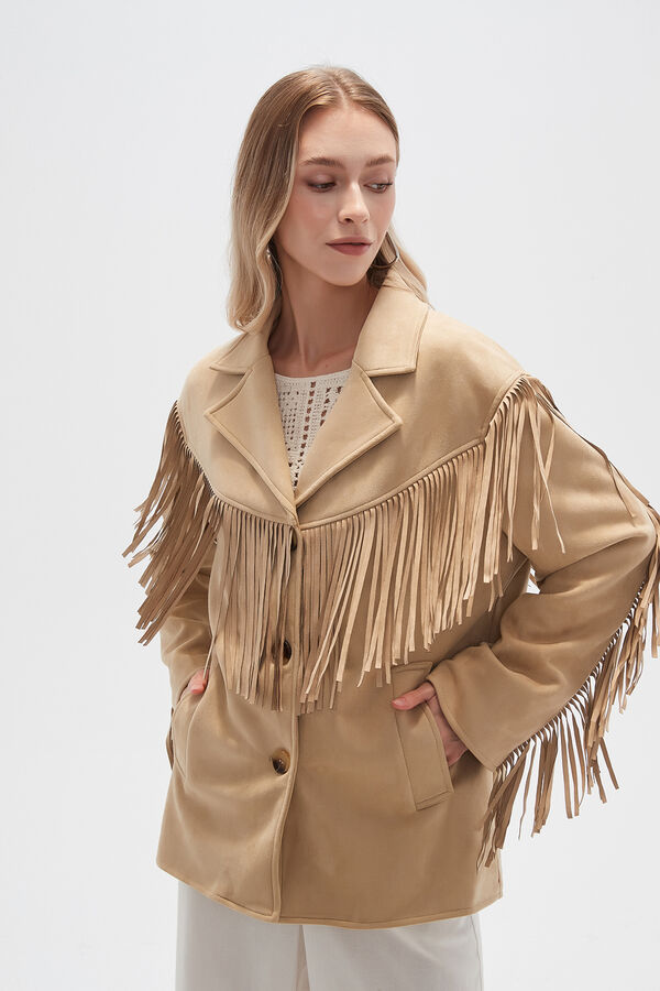 CHAQUETA LIMONA BEIGE image number null