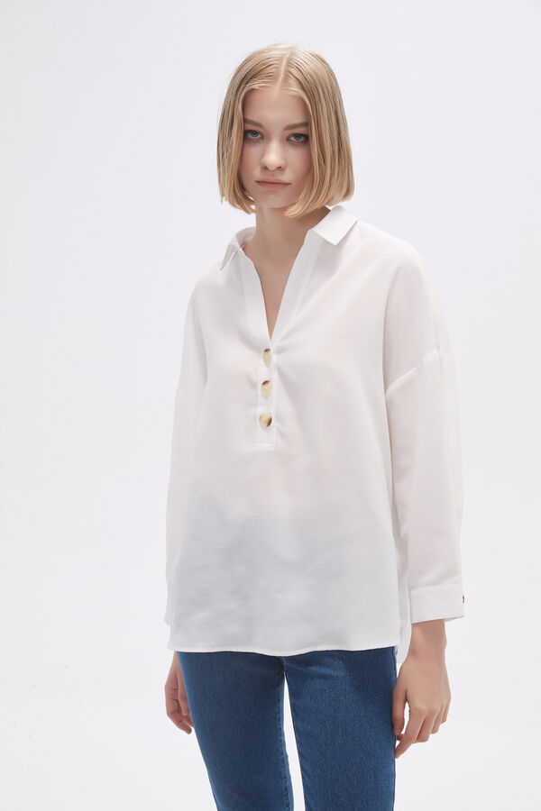 BLUSA KANSAS BLANCO image number null