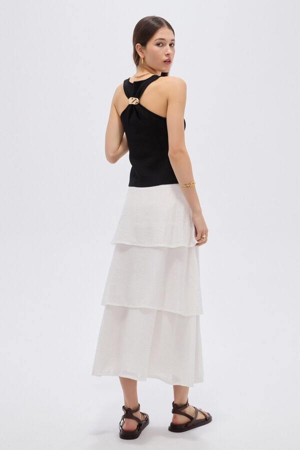 FALDA PEXLON 70809 MARFIL  / OFF WHITE image number null