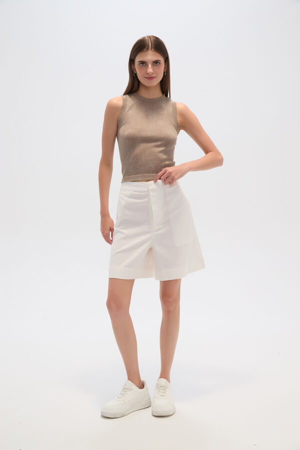 SHORT MUNNAT MARFIL  / OFF WHITE image number null