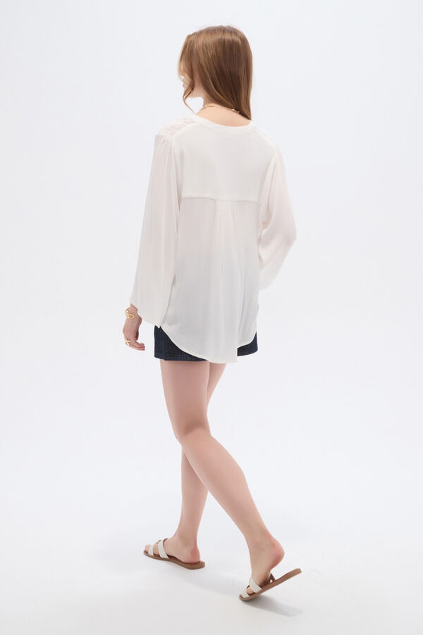 BLUSA BURSAS 70607 MARFIL  / OFF WHITE image number null