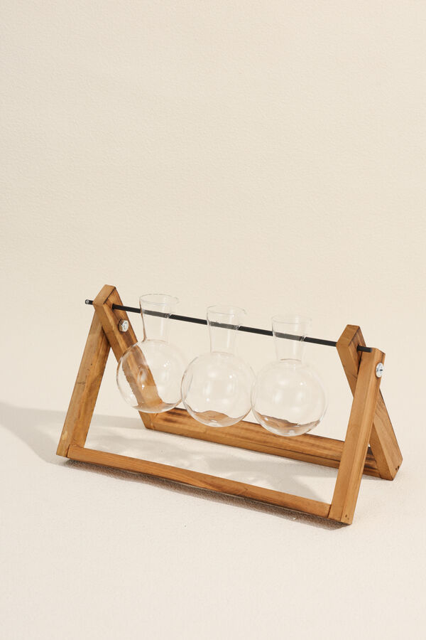 Florero Tubo con Base, 3 COLOR UNICO image number null