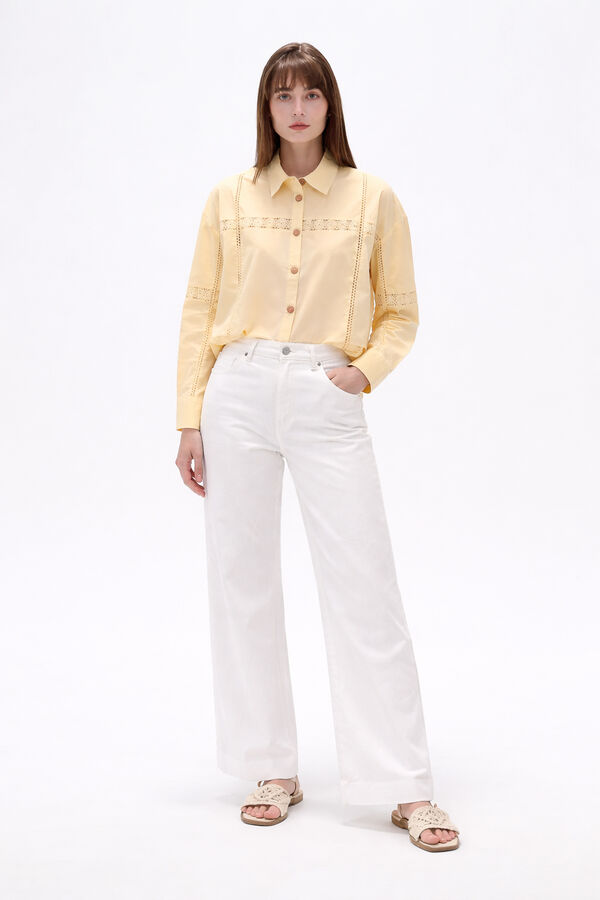 CAMISA AGREICA AMARILLO PALIDO image number null