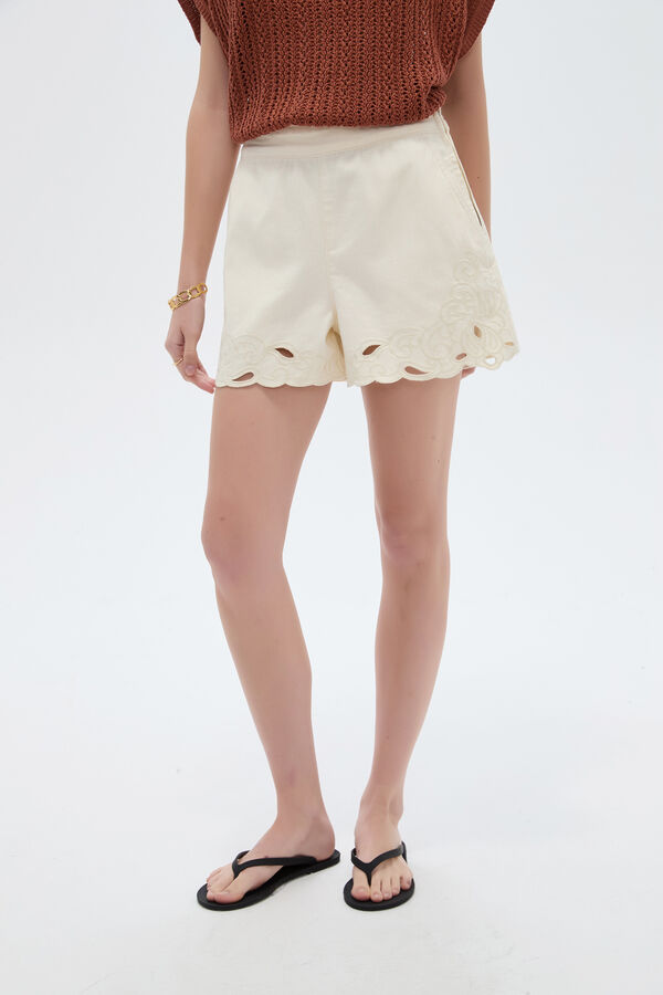 SHORT VARNEL 70809 CRUDO / NATURAL image number null
