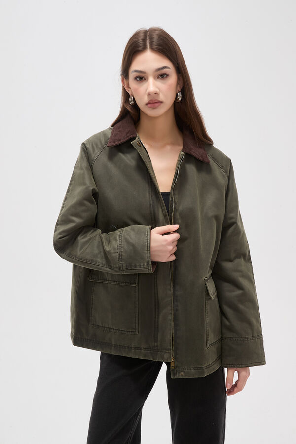 CAMPERA PREGOS VERDE image number null