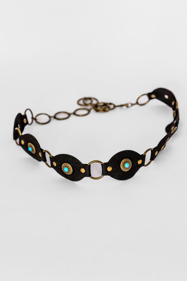 Cinturon Green Stone NEGRO image number null