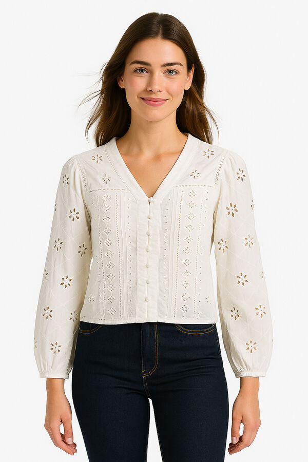 CAMISA GALE BLANCO image number null