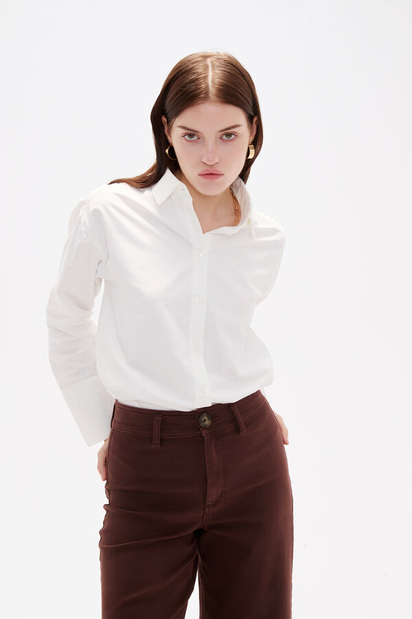 CAMISA OLIKA MARFIL  / OFF WHITE image number null