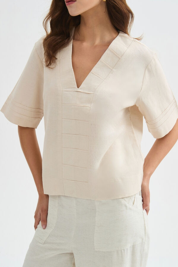 BLUSA JORVEL 70607 ARENA MELANGE image number null