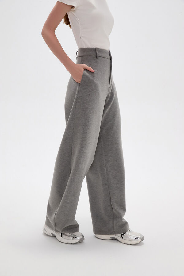 PANTALON CHANDLER GRIS MELANGE image number null