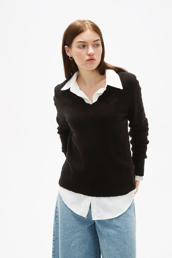 SWEATER TAURIN NEGRO image number null