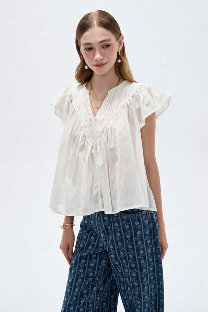 BLUSA GLEBE 70607 BLANCO image number null